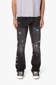 B679 Worn In Painted Pants | Washed Black