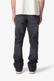 B683 Track Flare Denim | Black