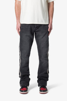 B683 Track Flare Denim | Black