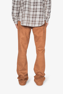 B692 Dusty Croc Flare Pants | Brown