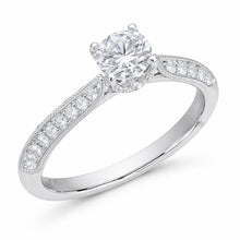 1.50 CT Round Natural Diamond | Engagement Ring | 18K White Gold | I Color | I1 Clarity