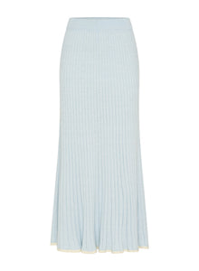 Felicia Skirt | Glacier W/ Silence Trim
