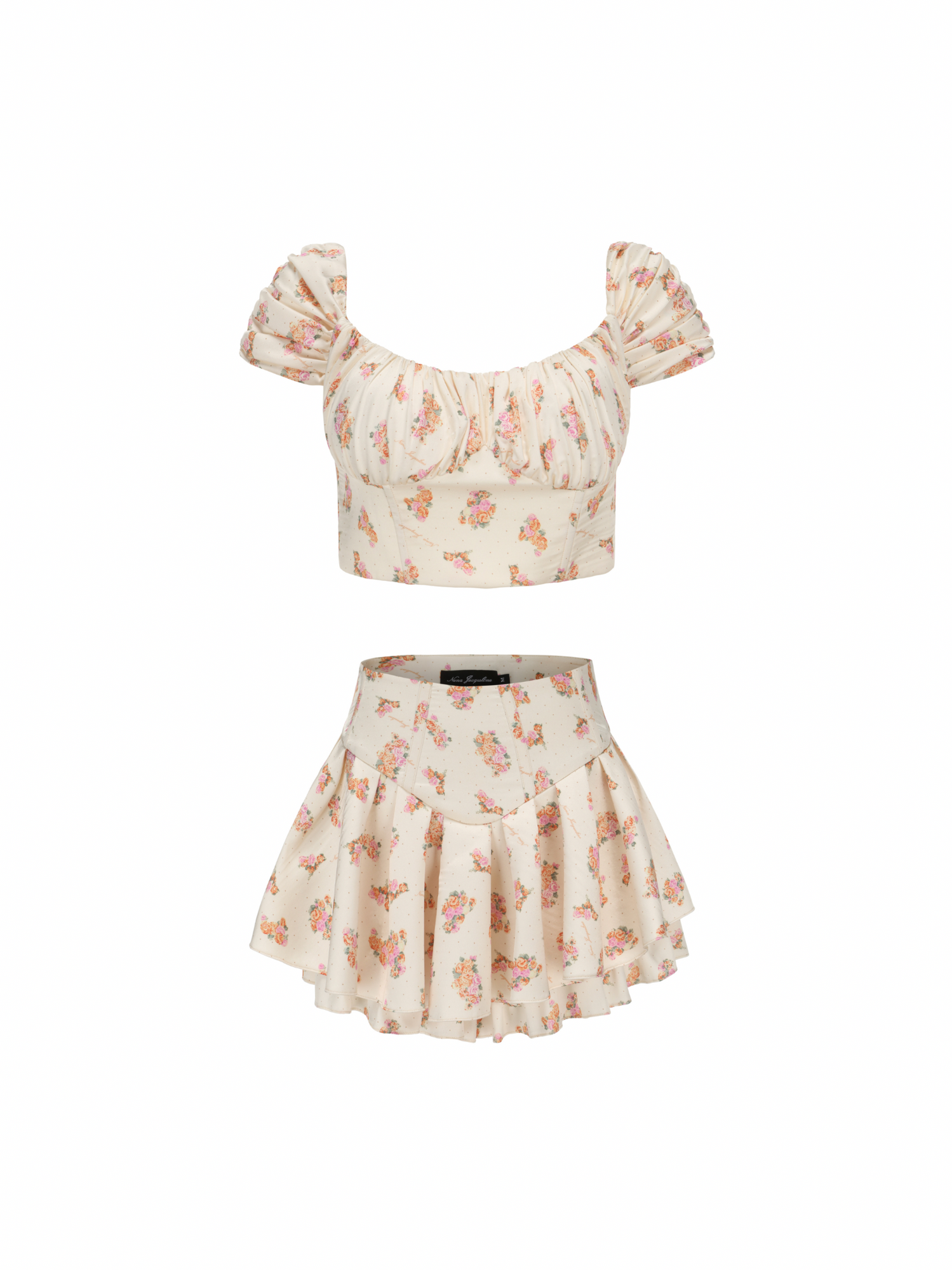 Ariella Satin Set | Yellow