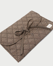 Color: Brown/Black Check