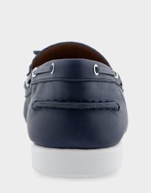 Barita Loafers | Navy Leather