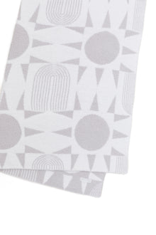 CozyChic Sun Mosaic Blanket | Sea Salt/Fog Gray