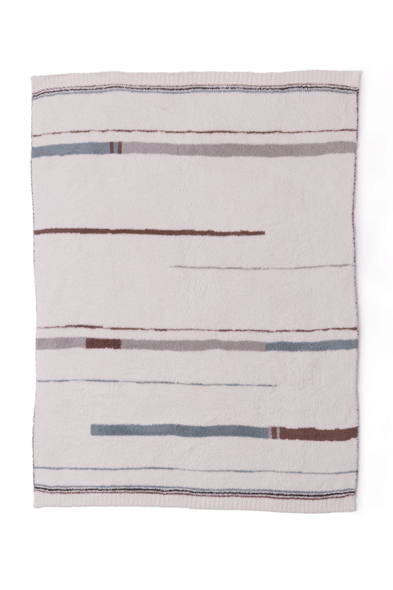 CozyChic Vista Stripe Throw | Cream Multi
