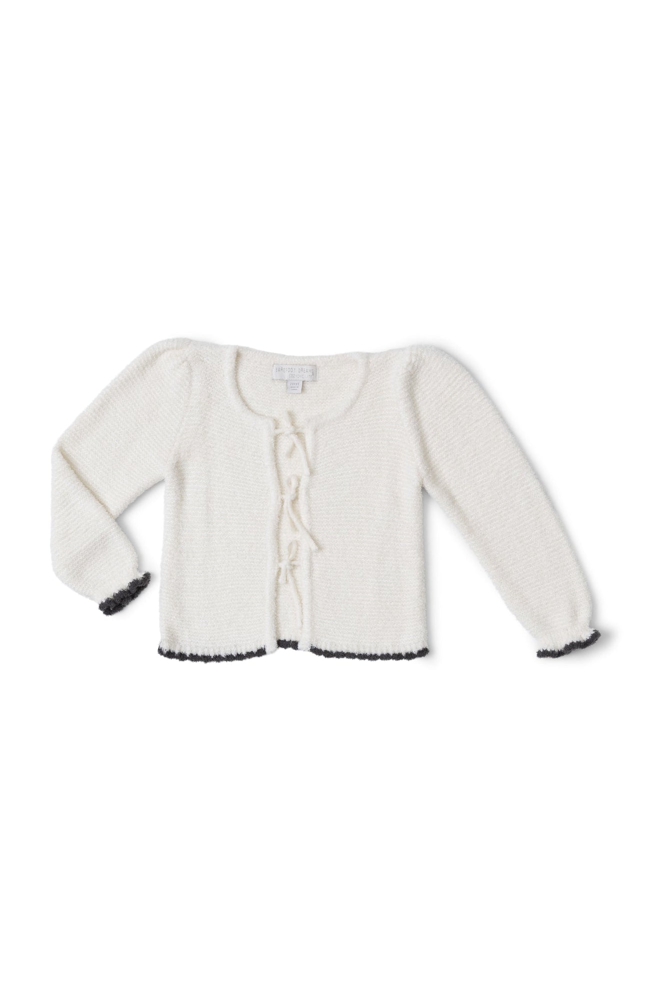 Toddlers | Cozychic Lite Scalloped Cardigan | Cream/Carbon
