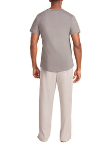 Mens | Malibu Collection Washed Jersey Short Sleeve Crew | Steel