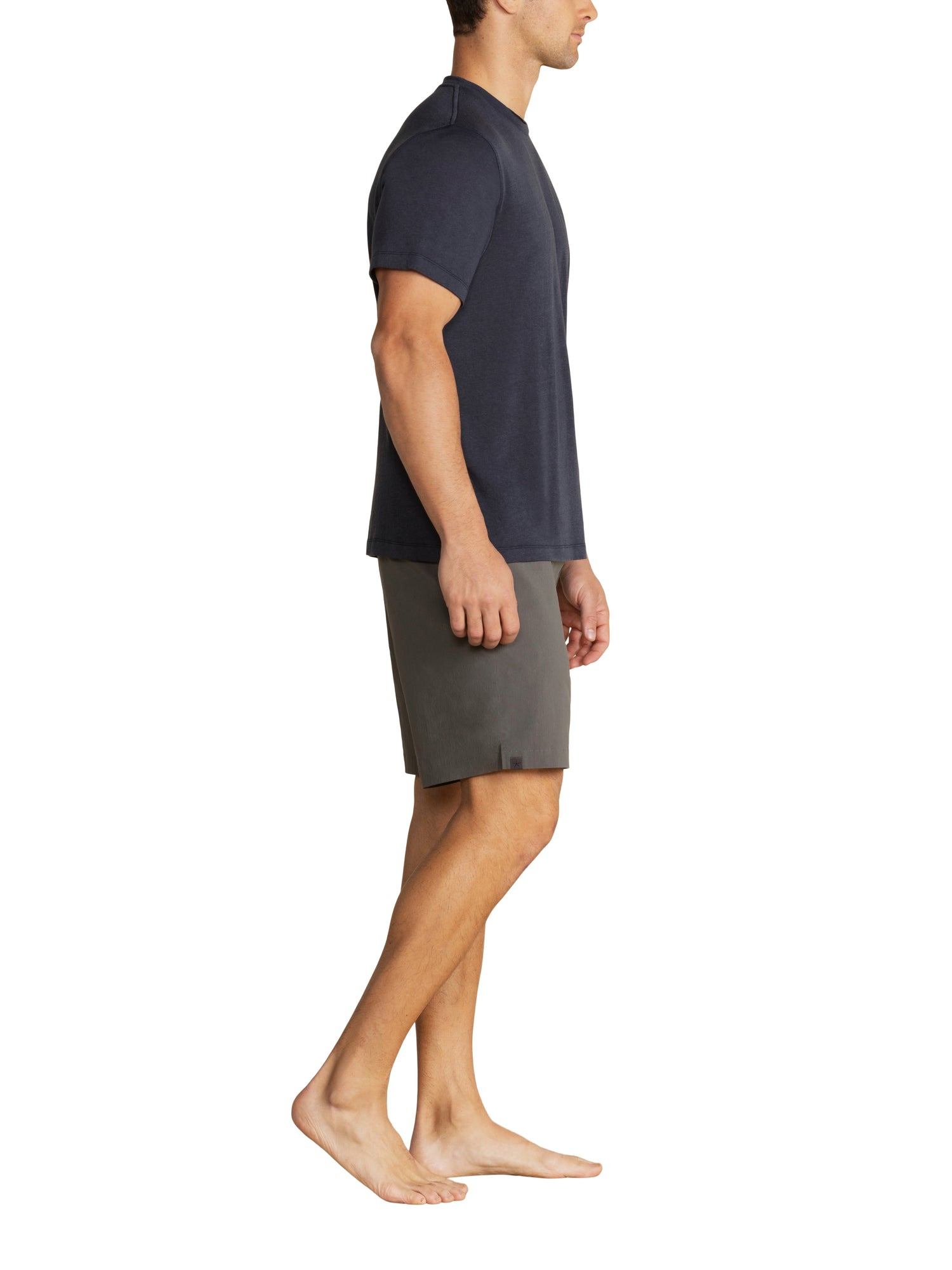 Mens | Malibu Collection Slub Burnout Cut Neck Tee | Indigo