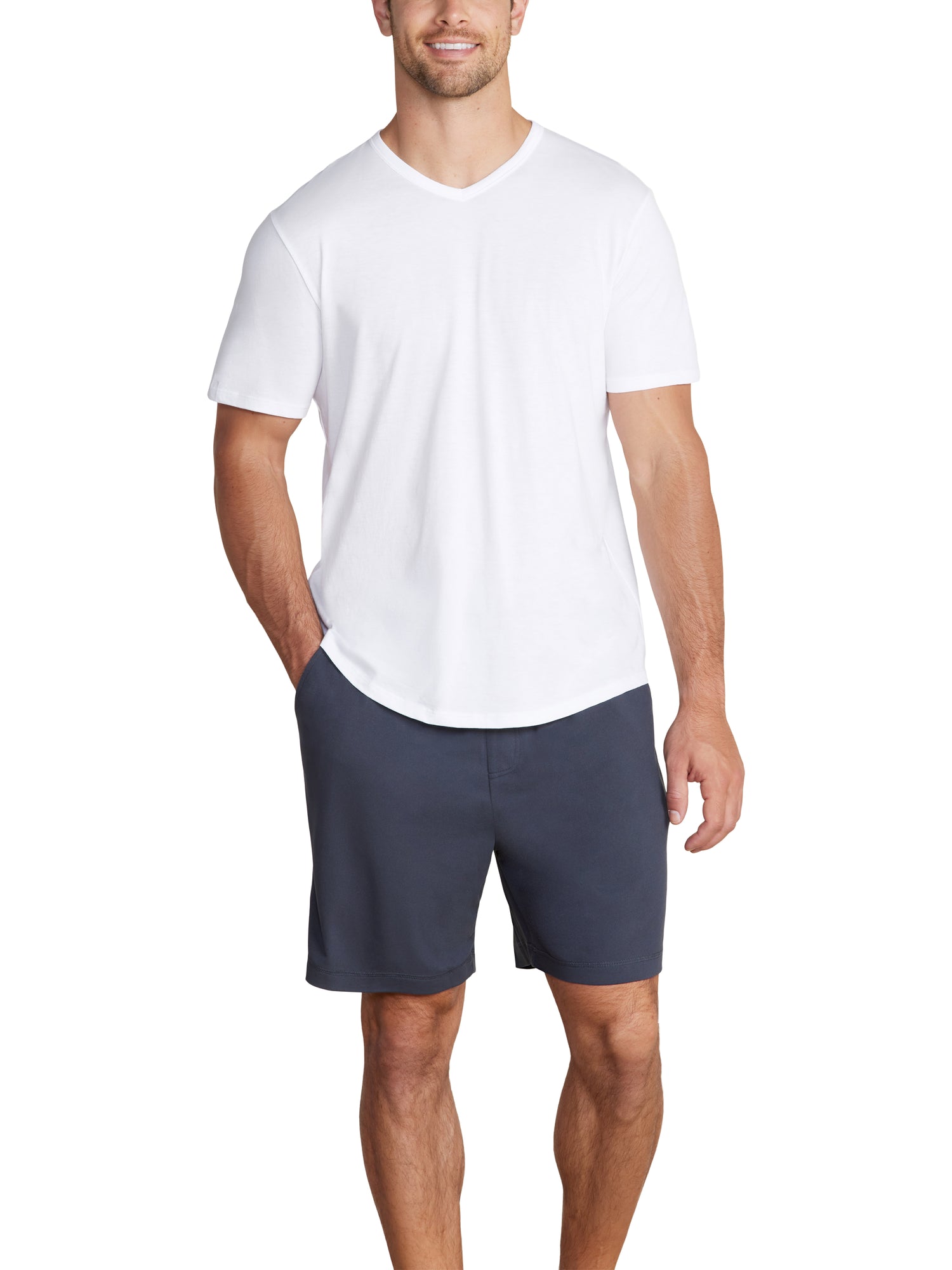 Mens | Malibu Collection Washed Jersey Short Sleeve | White