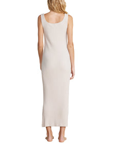 Womens | CozyChic Ultra Lite Ribbed Square Neck Dress | Bisque