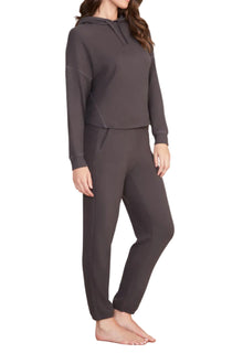 Womens | Malibu Collection Butter Fleece Pullover | Heathered Carbon