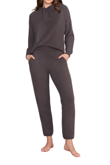 Womens | Malibu Collection Butter Fleece Pullover | Heathered Carbon