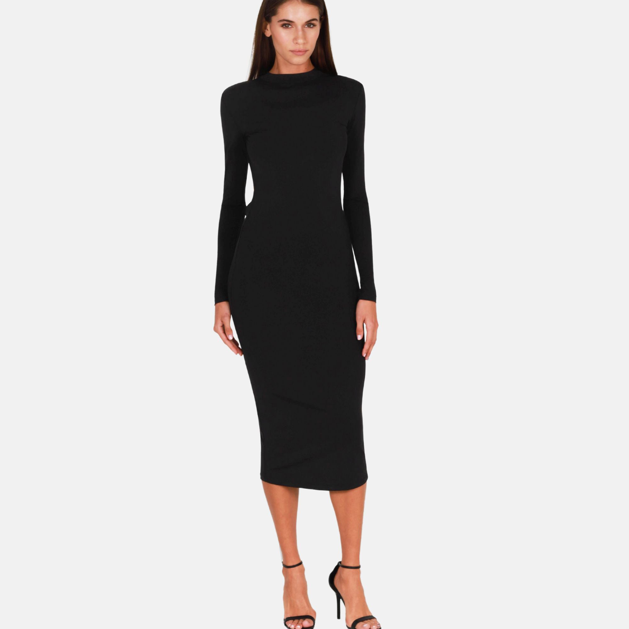 OW Collection BECCA Dress Account 002 - Black Caviar