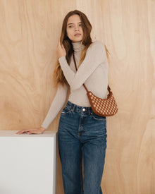 Mini Sling - Check | Caramel/Sienna