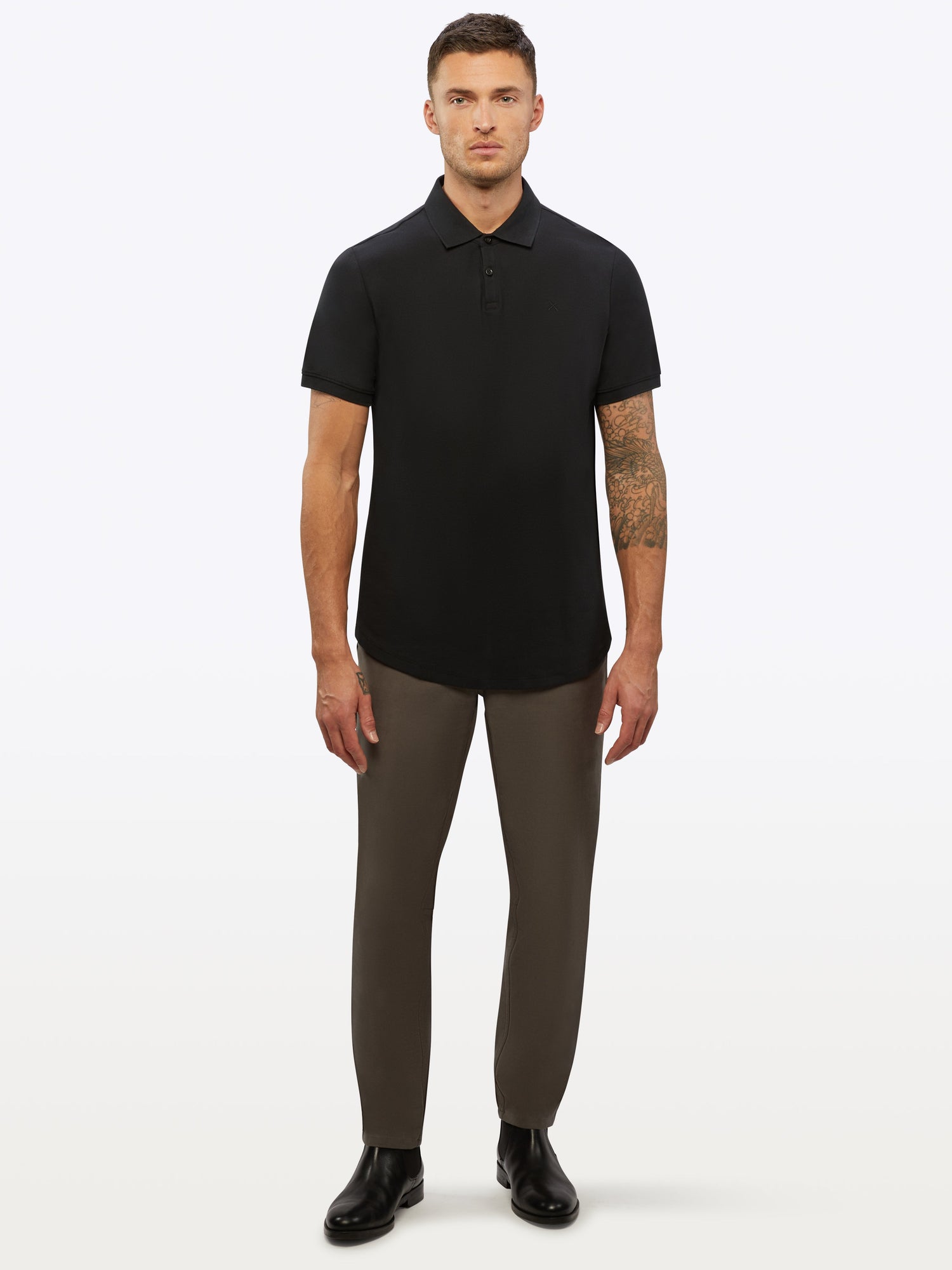 Mens | Prestige Signature-Fit Pima Cotton Polo | Black