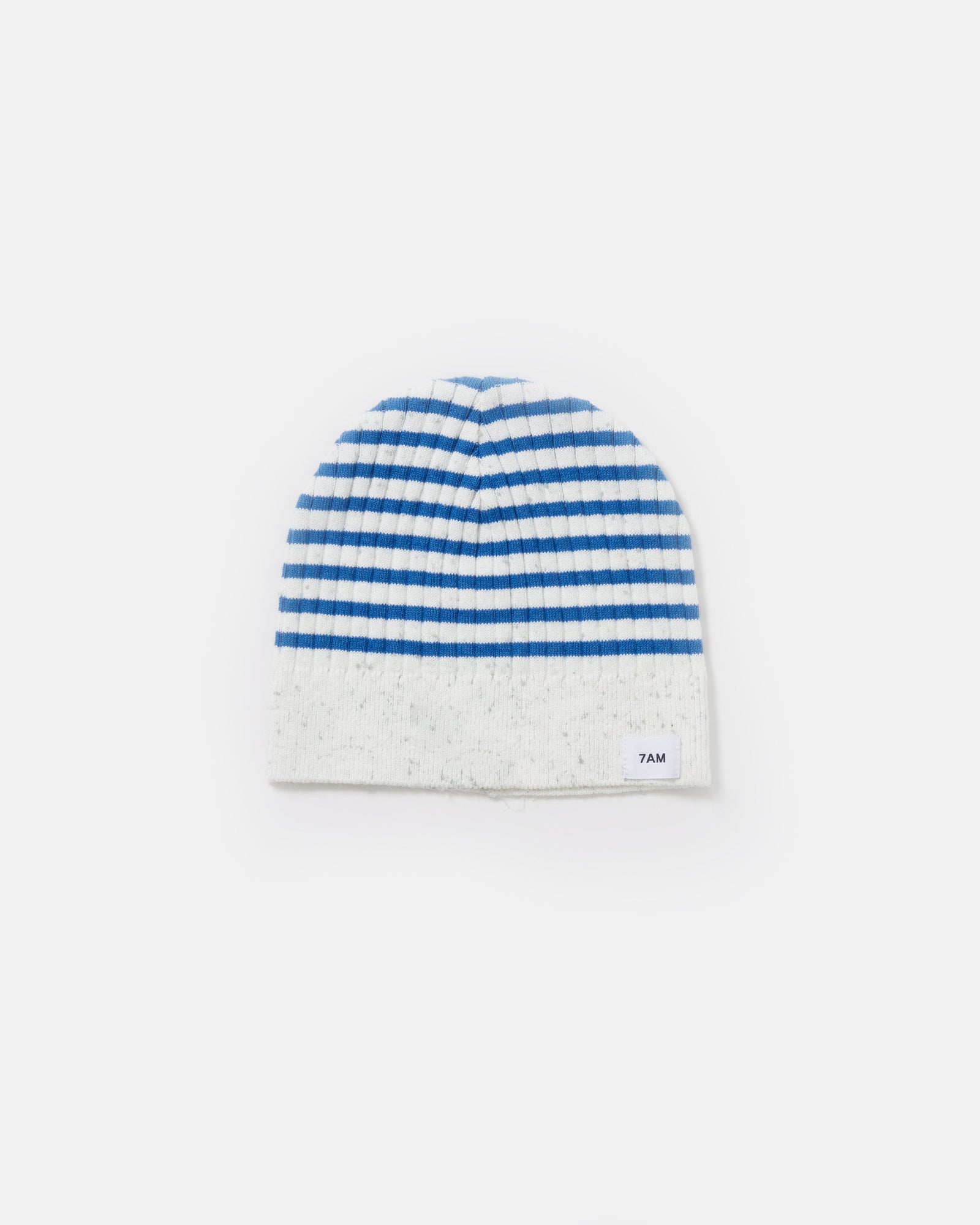 Beanie Mariniere - Ribbed | Seashell Blue Stripes