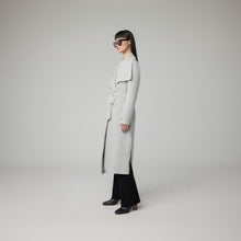 Britta Straight-Fit Wool Coat | Stone