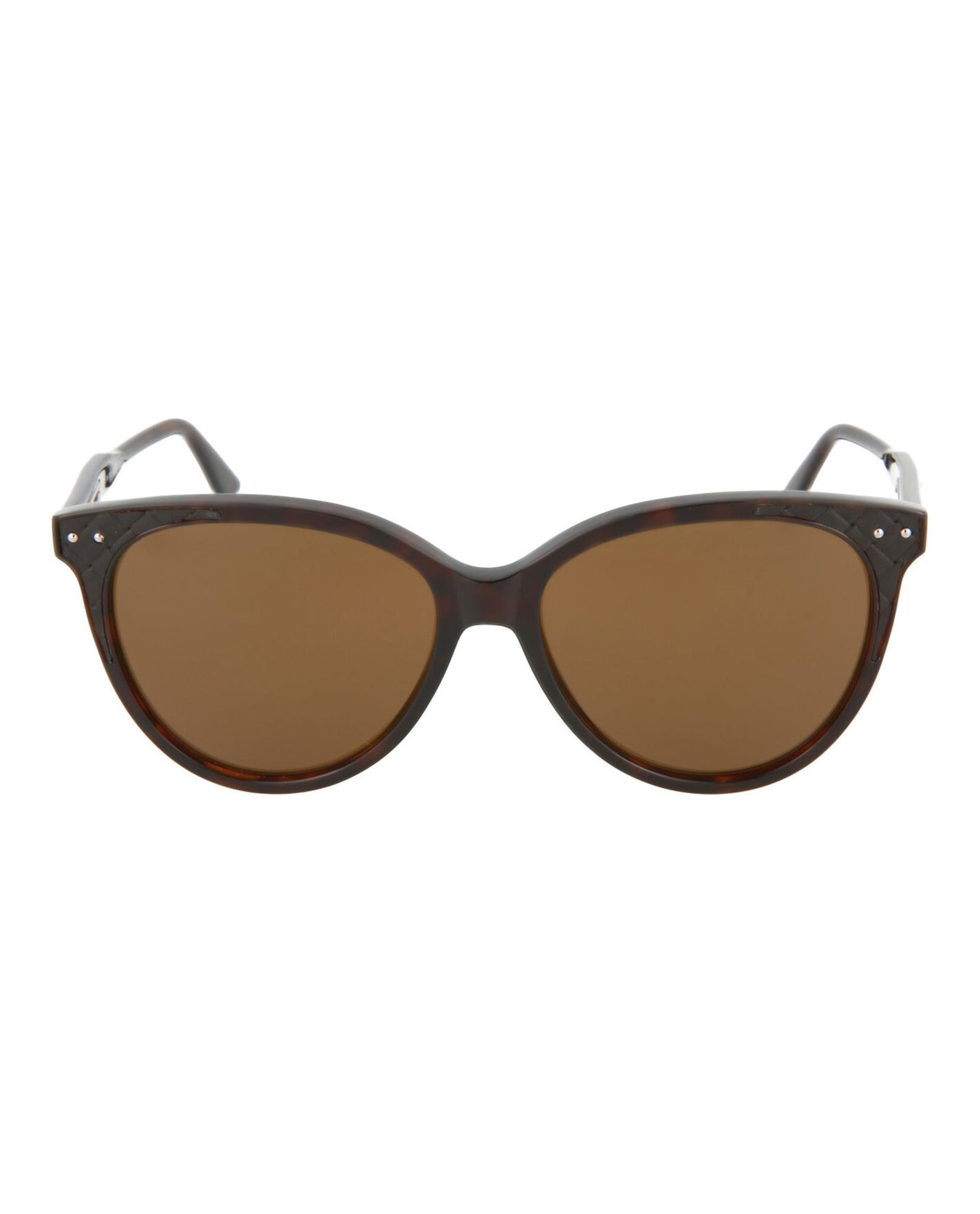 Bottega Veneta | Women | Cat Eye Acetate Sunglasses | Havana