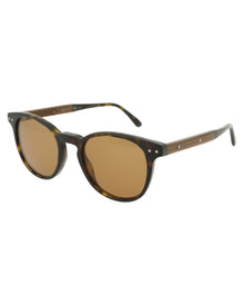 Bottega Veneta | Men | Round Acetate Sunglasses | Shiny