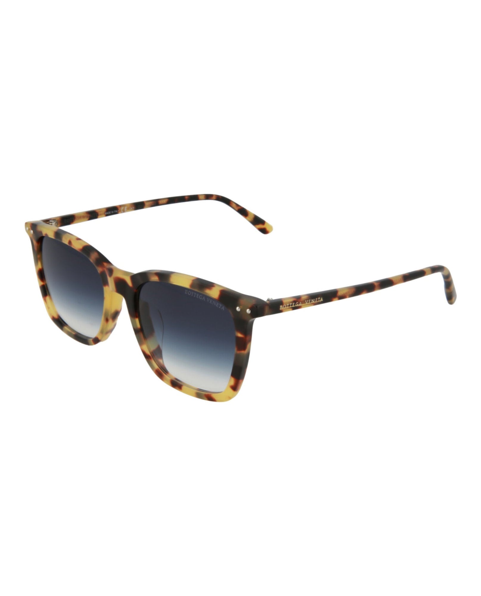 Bottega Veneta | Men | Square Acetate Sunglasses | Havana