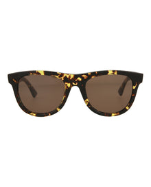 Bottega Veneta | Unisex | Round Acetate Sunglasses | Brown