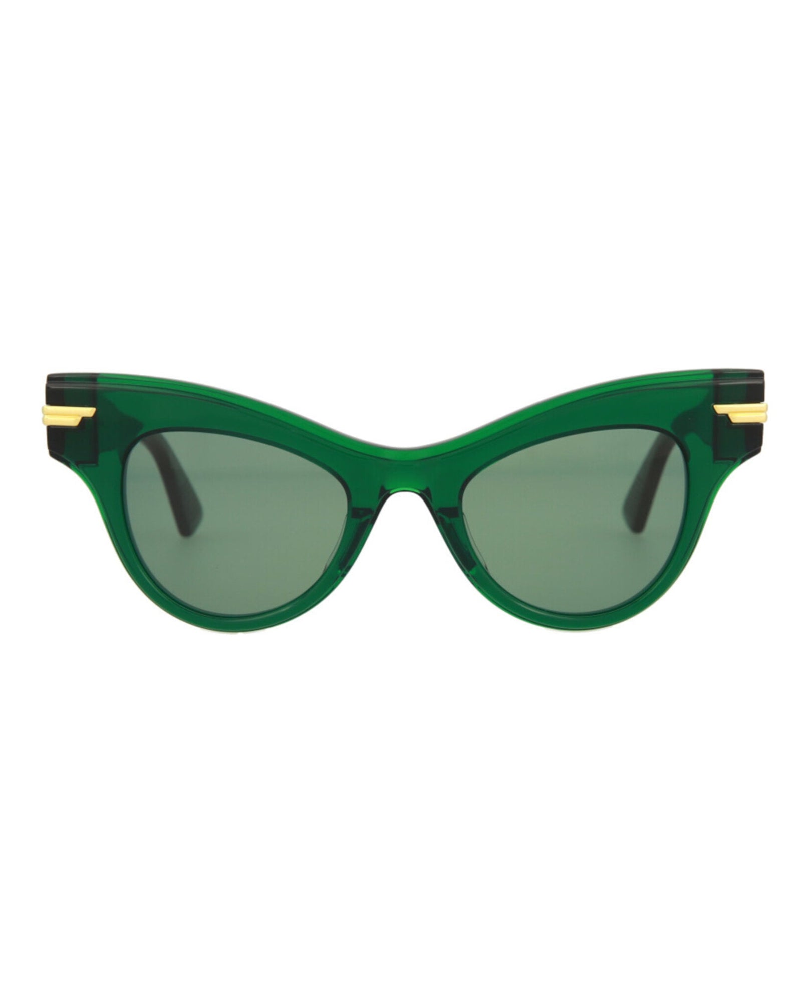Bottega Veneta | Women | Cat Eye Acetate Sunglasses | Green