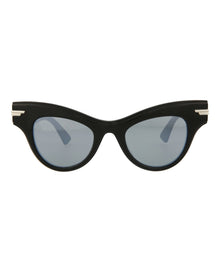 Bottega Veneta | Women | Cat Eye Acetate Sunglasses | Black