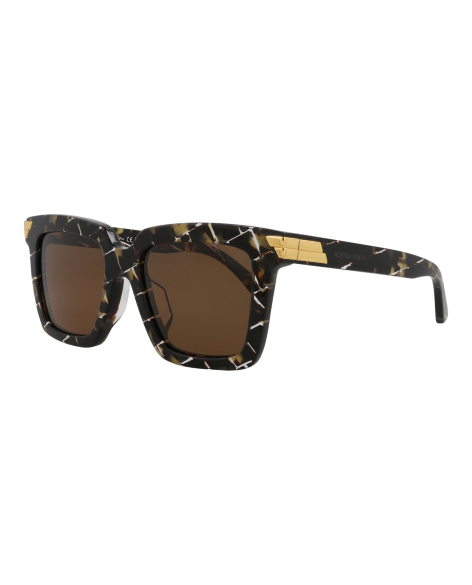 Bottega Veneta | Women | Square Acetate Sunglasses | Havana