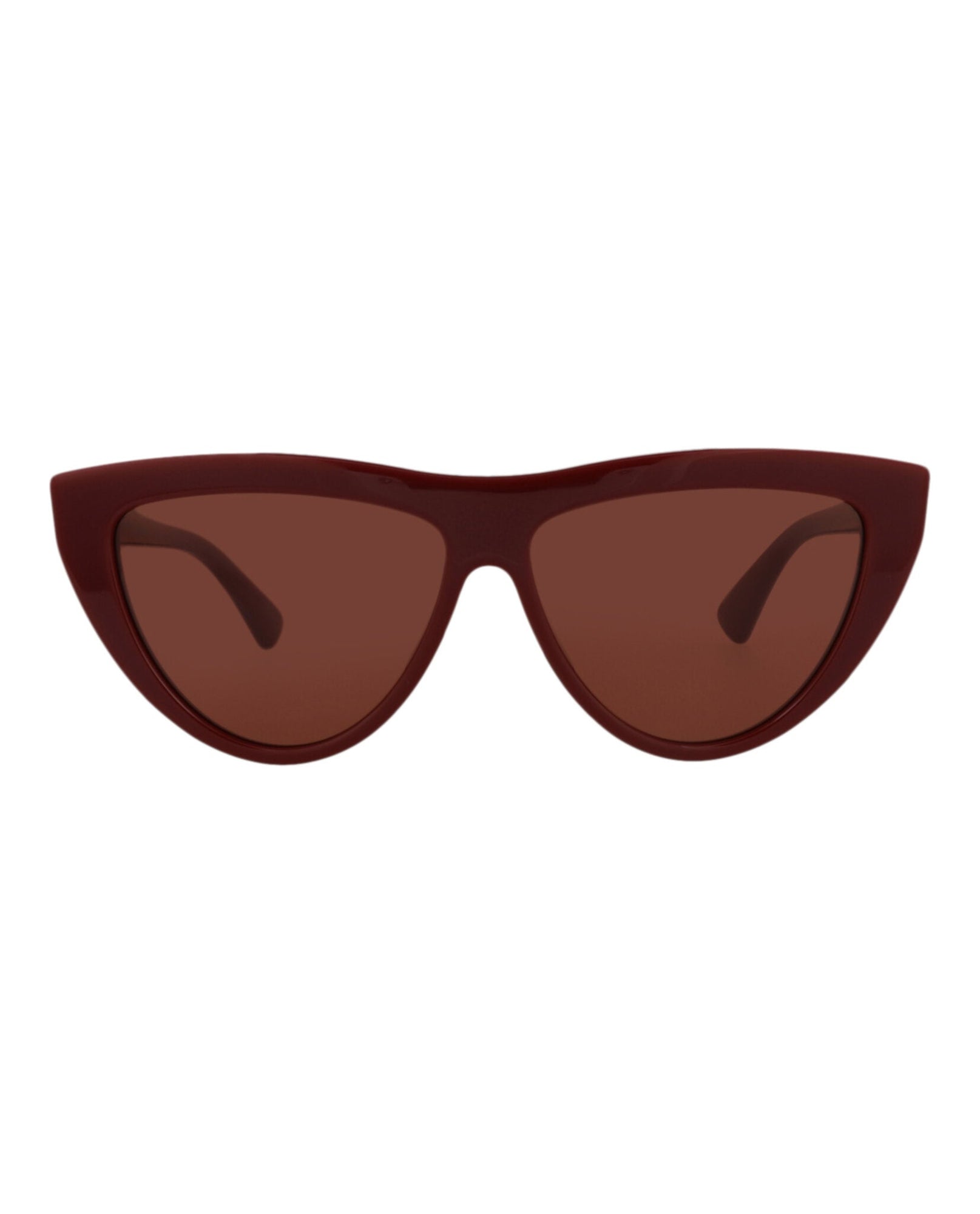 Bottega Veneta | Women | Cat Eye Acetate Sunglasses | Burgundy