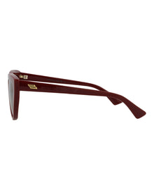 Bottega Veneta | Women | Cat Eye Acetate Sunglasses | Burgundy
