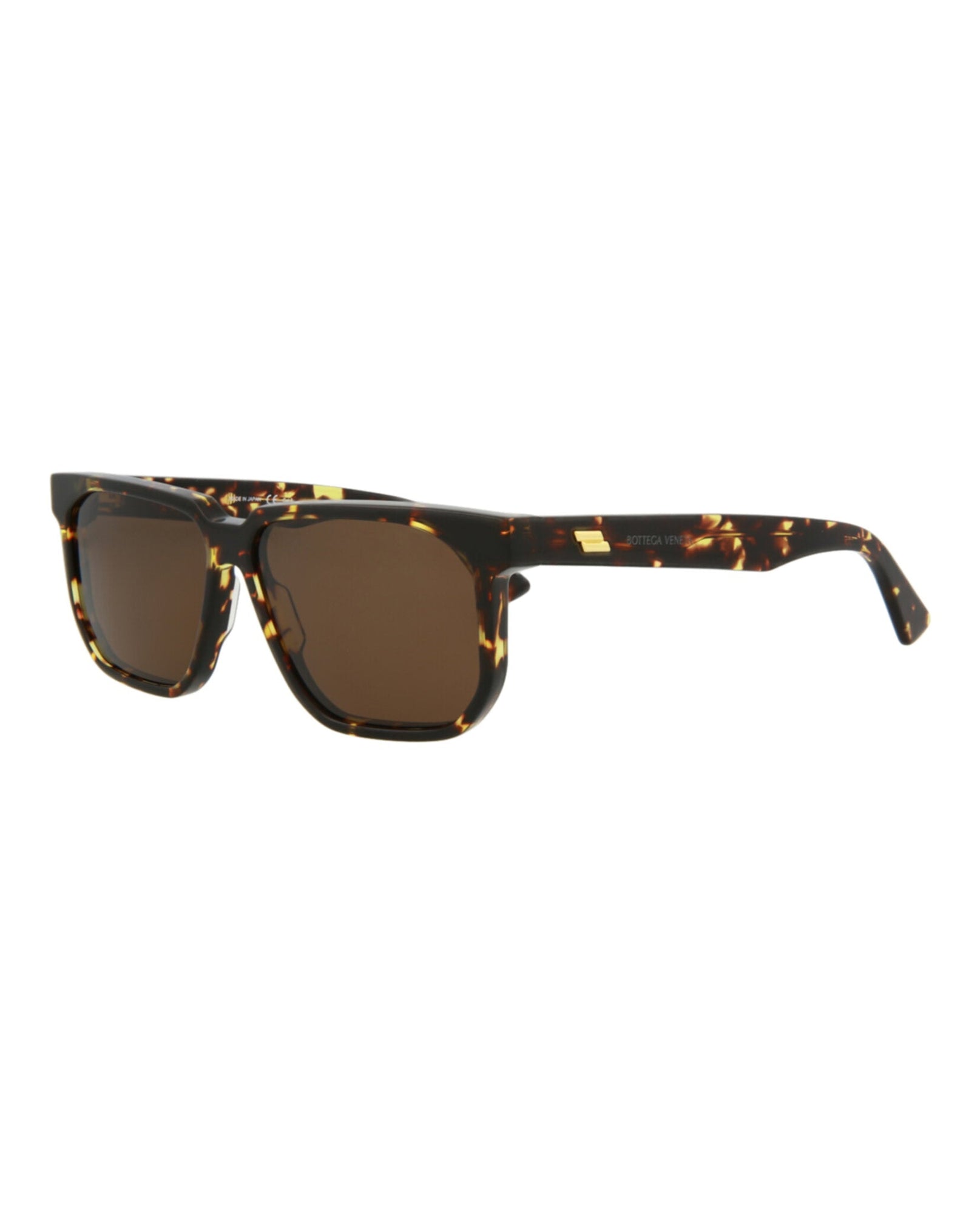 Bottega Veneta | Men | Square/Rectangle Acetate Sunglasses | Havana
