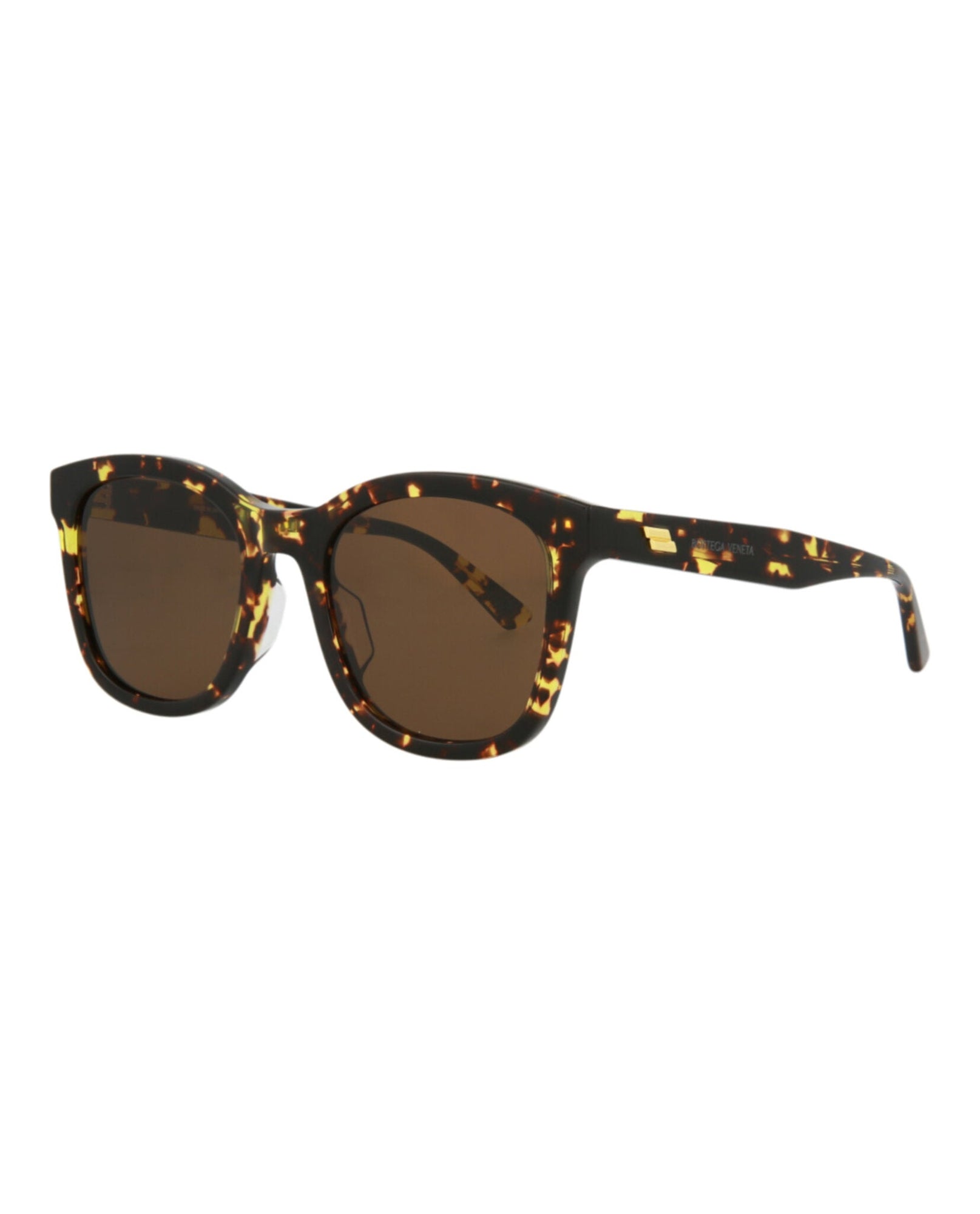 Bottega Veneta | Women | Round Acetate Sunglasses | Brown