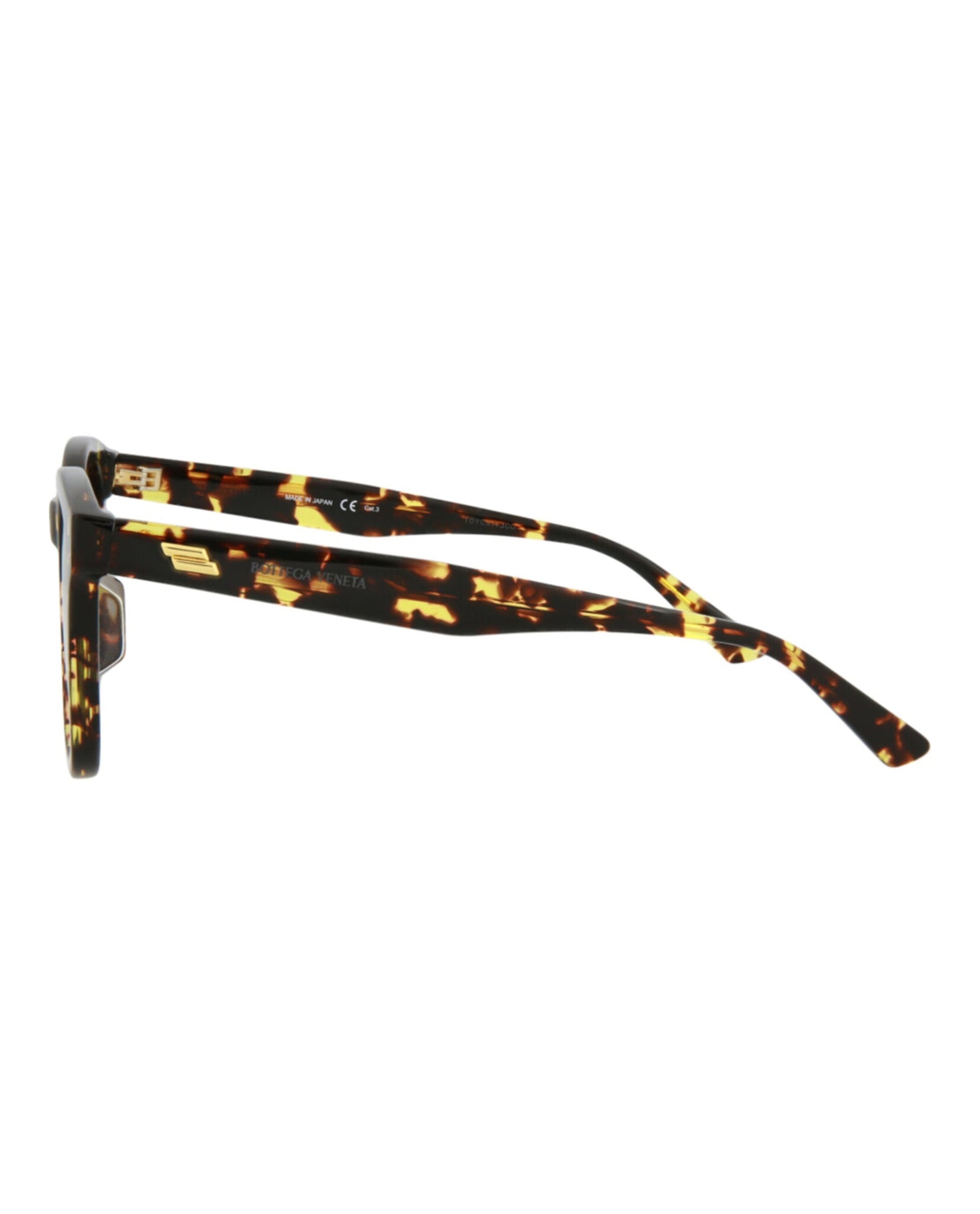 Bottega Veneta | Women | Round Acetate Sunglasses | Brown