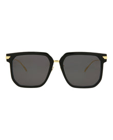Bottega Veneta | Women | Square Acetate Sunglasses | Black
