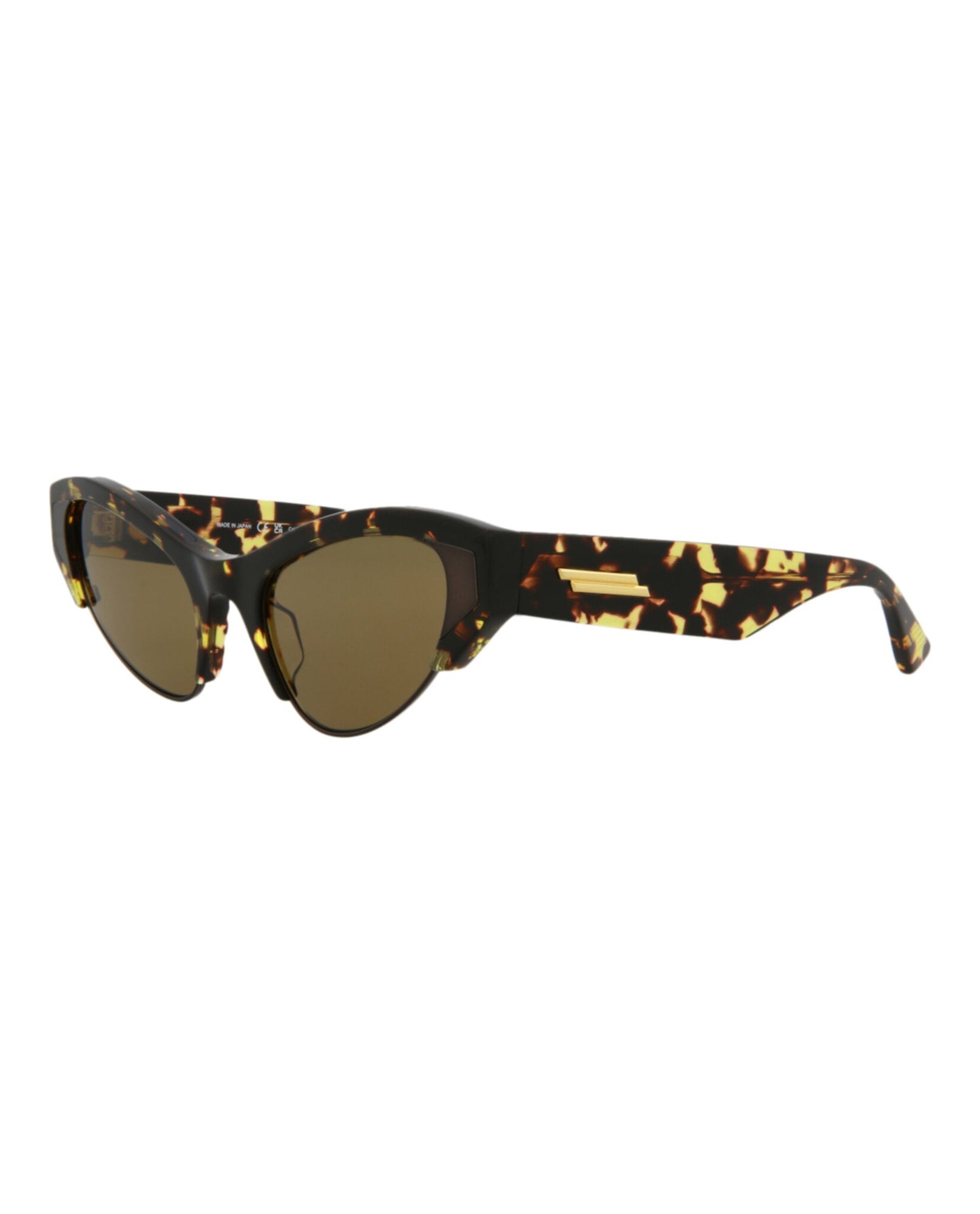 Bottega Veneta | Women | Cat Eye Acetate Sunglasses | Havana