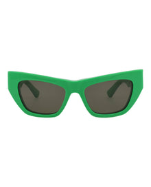 Bottega Veneta | Women | Cat Eye Acetate Sunglasses | Green