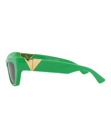 Bottega Veneta | Women | Cat Eye Acetate Sunglasses | Green
