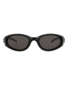 Bottega Veneta | Unisex | Round Injection Sunglasses | Black