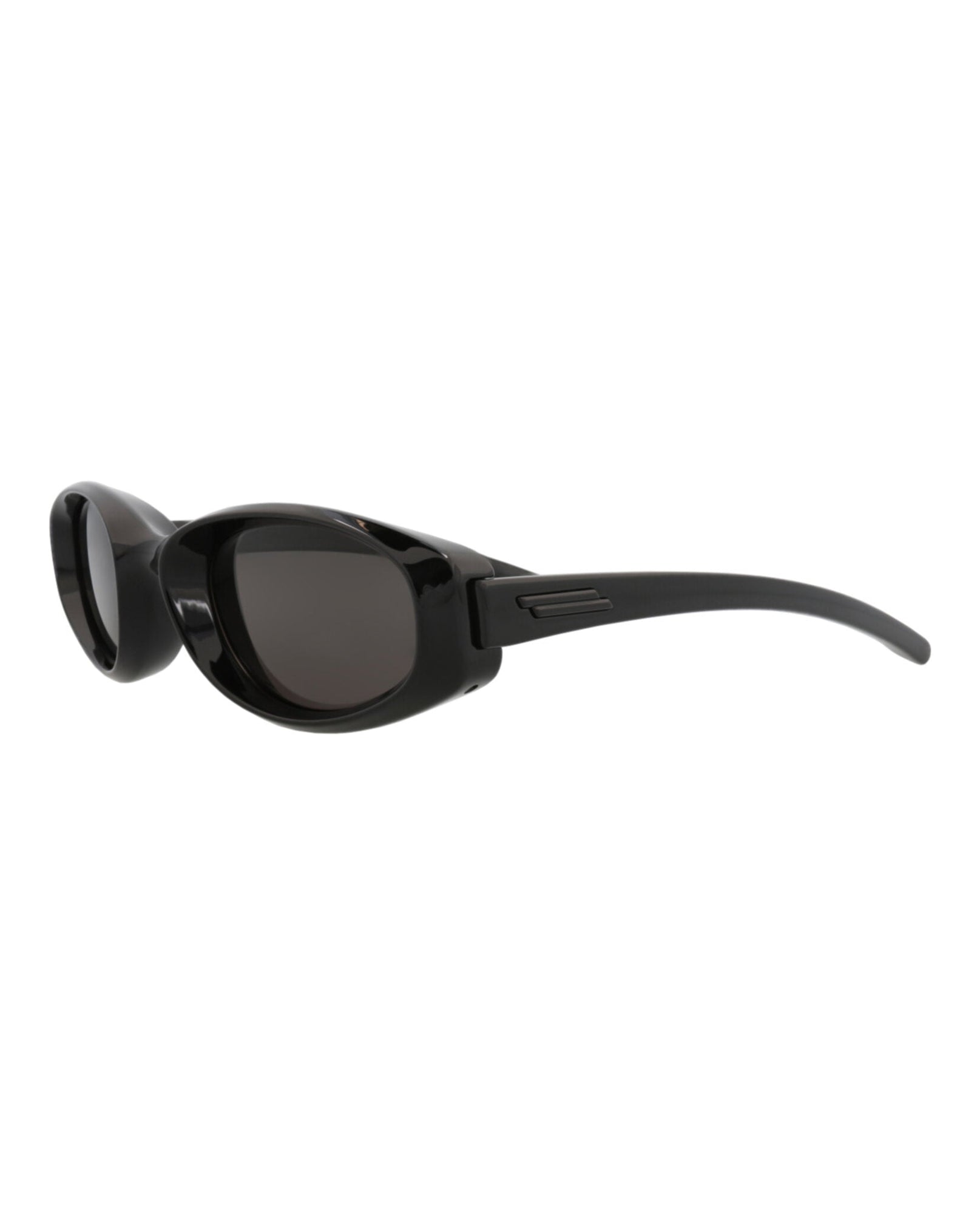 Bottega Veneta | Unisex | Round Injection Sunglasses | Black