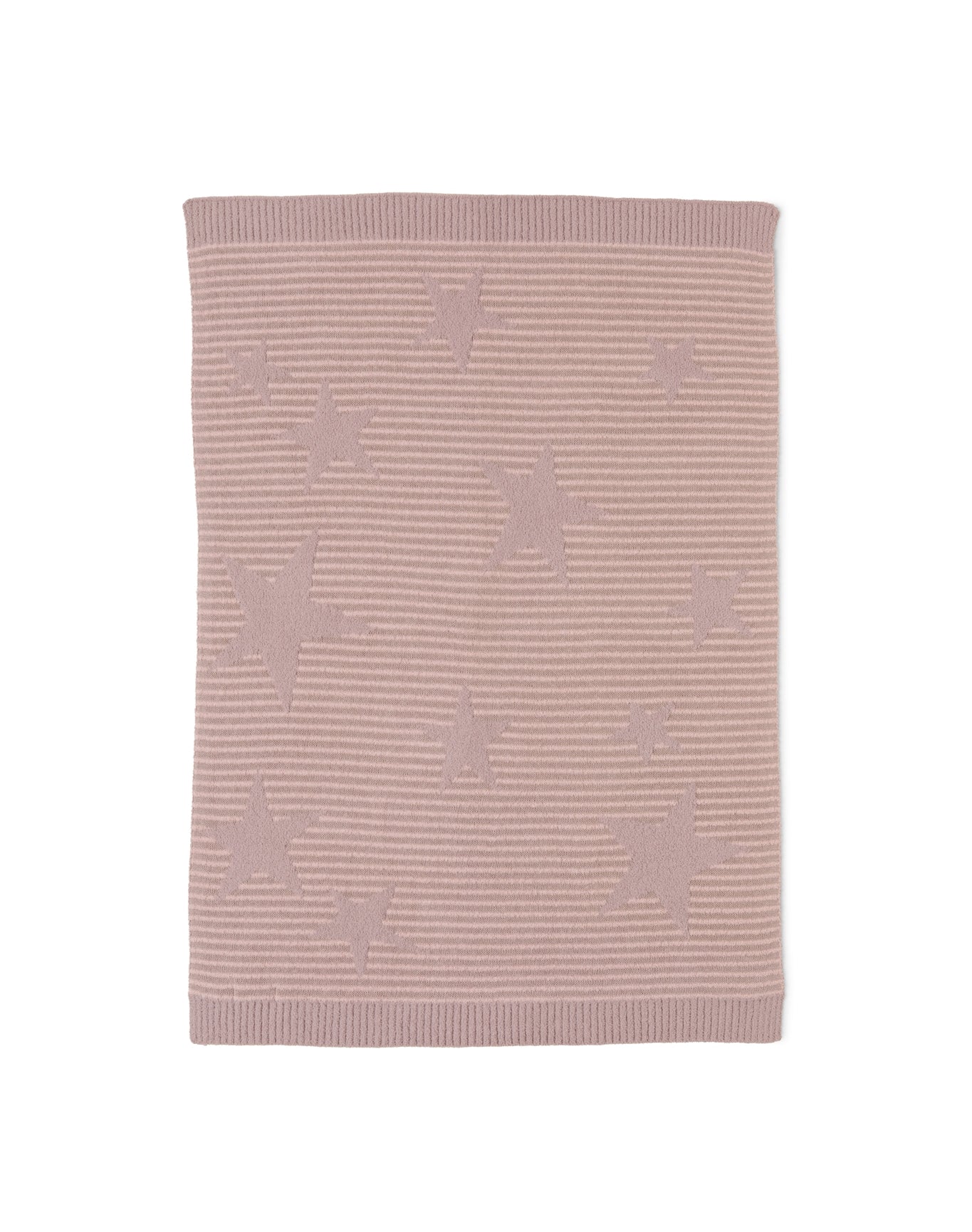 Baby | Cozychic Cotton Star Stroller Blanket 30" X 40" | Faded Rose