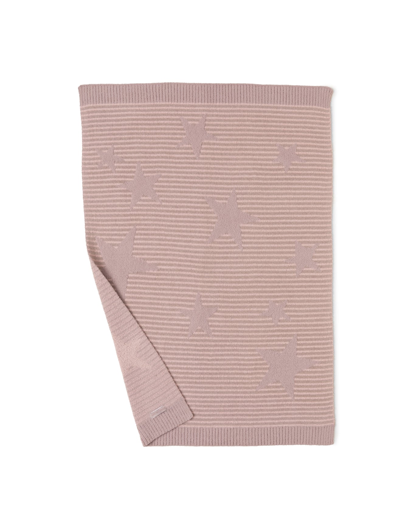 Baby | Cozychic Cotton Star Stroller Blanket 30" X 40" | Faded Rose