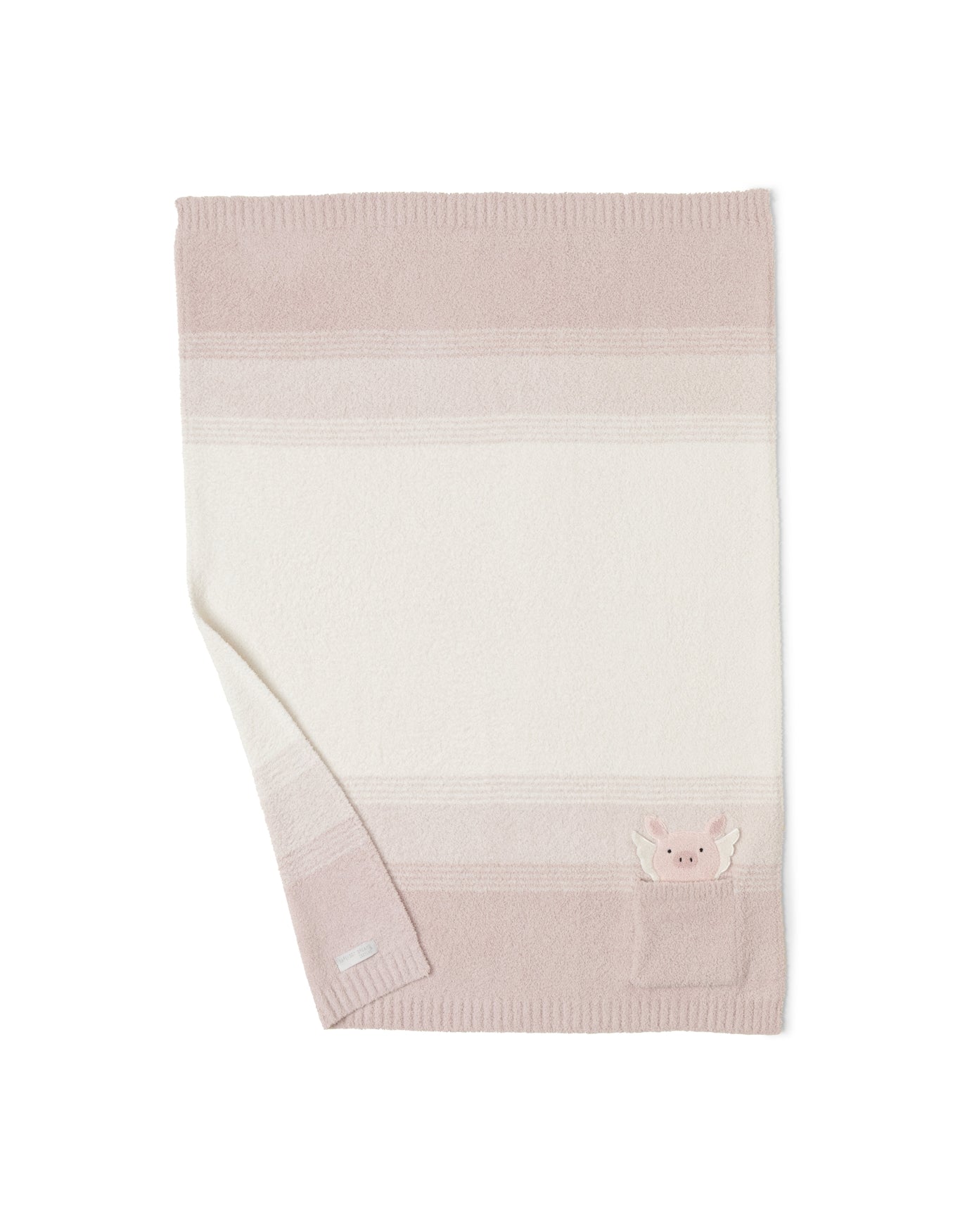 Baby | Cozychic Flying Pig Stroller Blanket 30" X 40" | Cream Multi