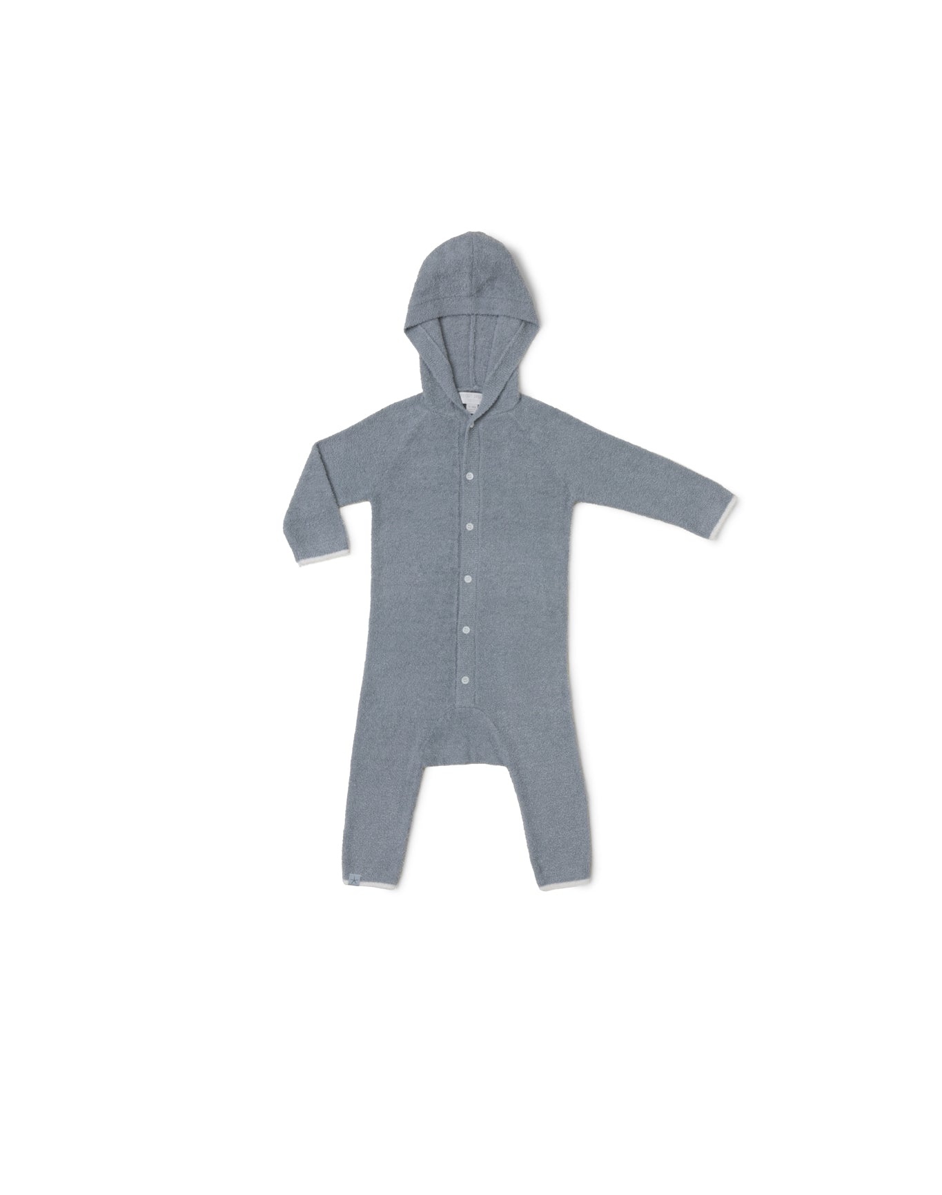 Baby | Cozychic Light Hooded Onesie | Moonbeam-Pearl