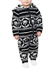 Baby | Cozychic Malibu Fair Isle Snow Suit | Black-Cream
