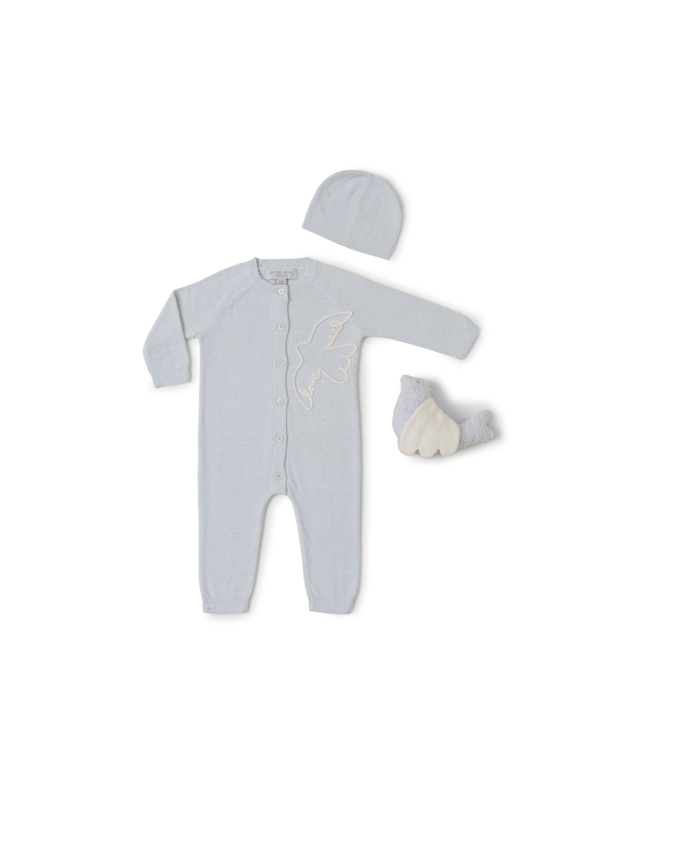 Baby | Cozychic Ultra Lite Covered In Prayer Love Dove Set | Blue-Cream