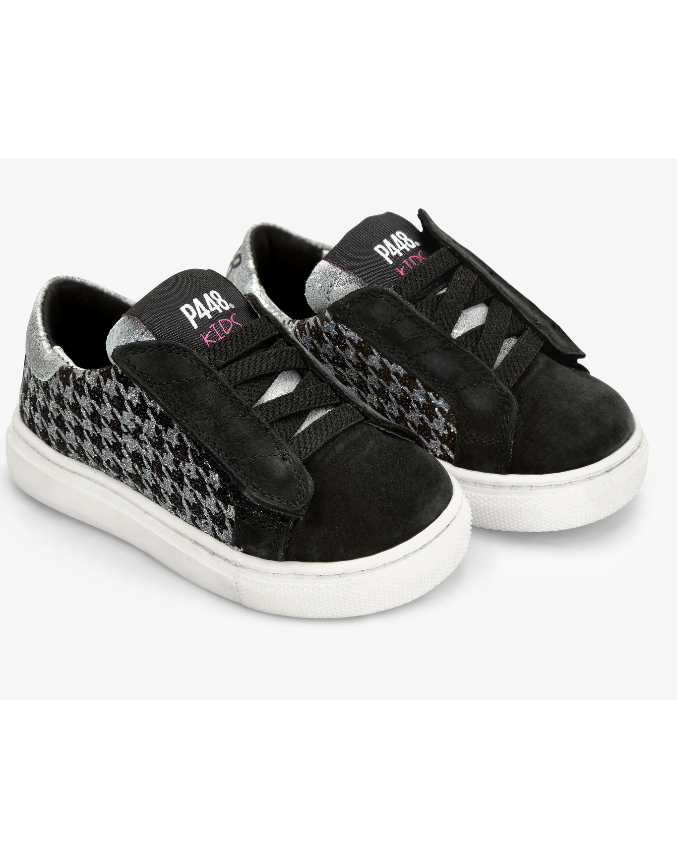 Baby | John Houndstooth | Black x Silver