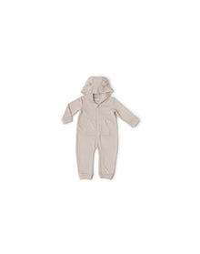 Baby | Luxechic Bear Onesie | Stone