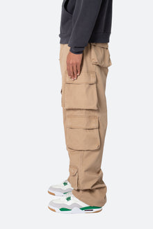 Baggy Cargo Pants | Khaki
